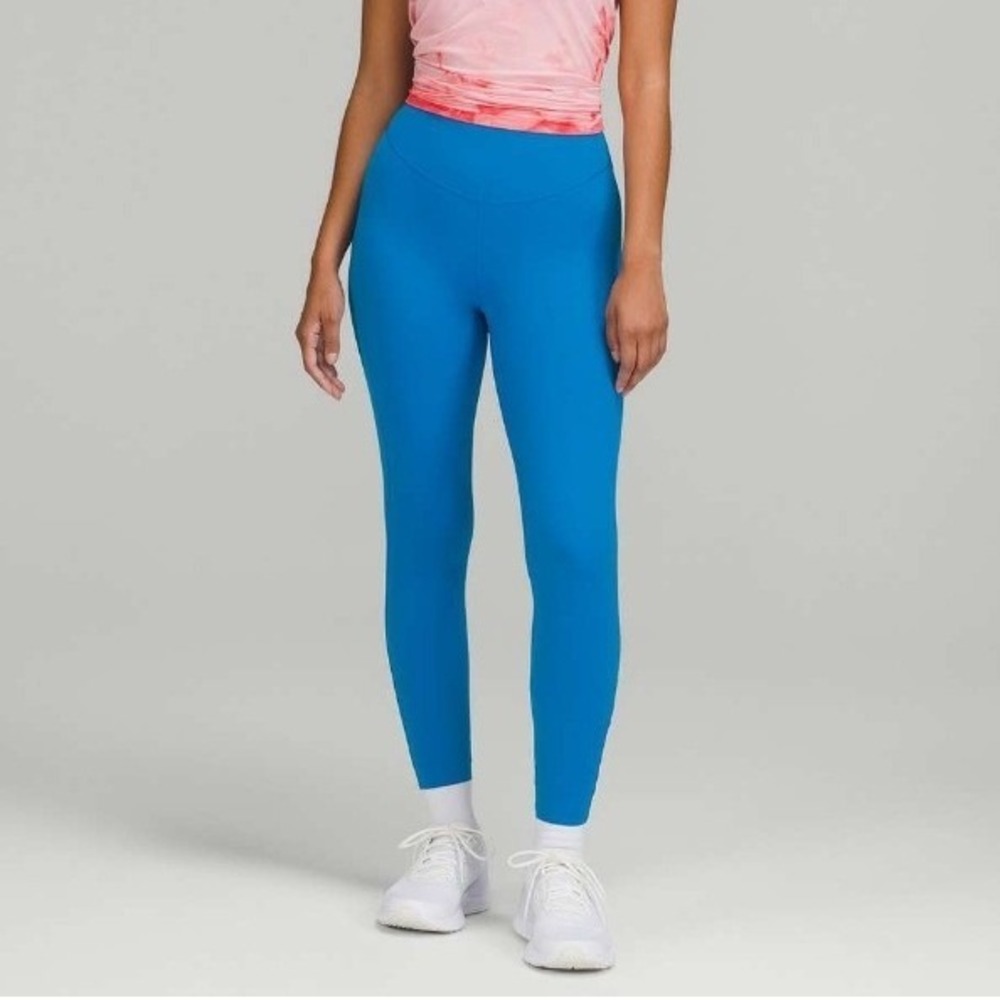 Lululemon Base Pace High Rise Running Tight Leggings Poolside Blue Size 2